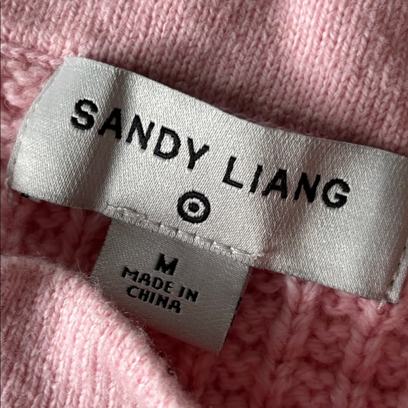 NWOT - Sandy Liang LIMITED EDITION Sweater Knit Pink Tank Top - Picture 5 of 7